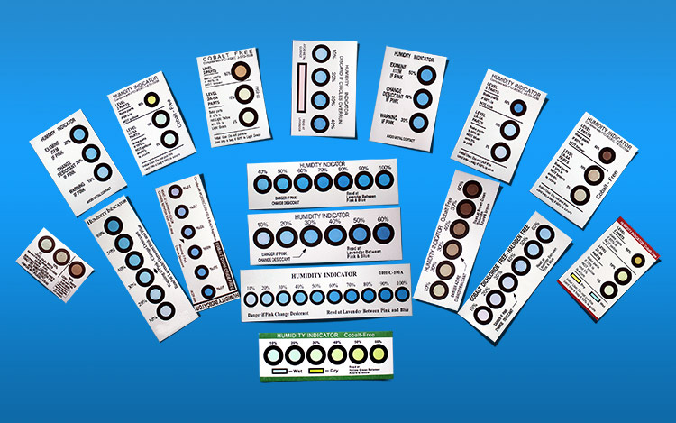 Humidity Indicator Cards, Moisture Sensitive